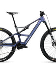 2026 Orbea Rise LT M20 630W Tanzanite Carbon View - Carbon Raw