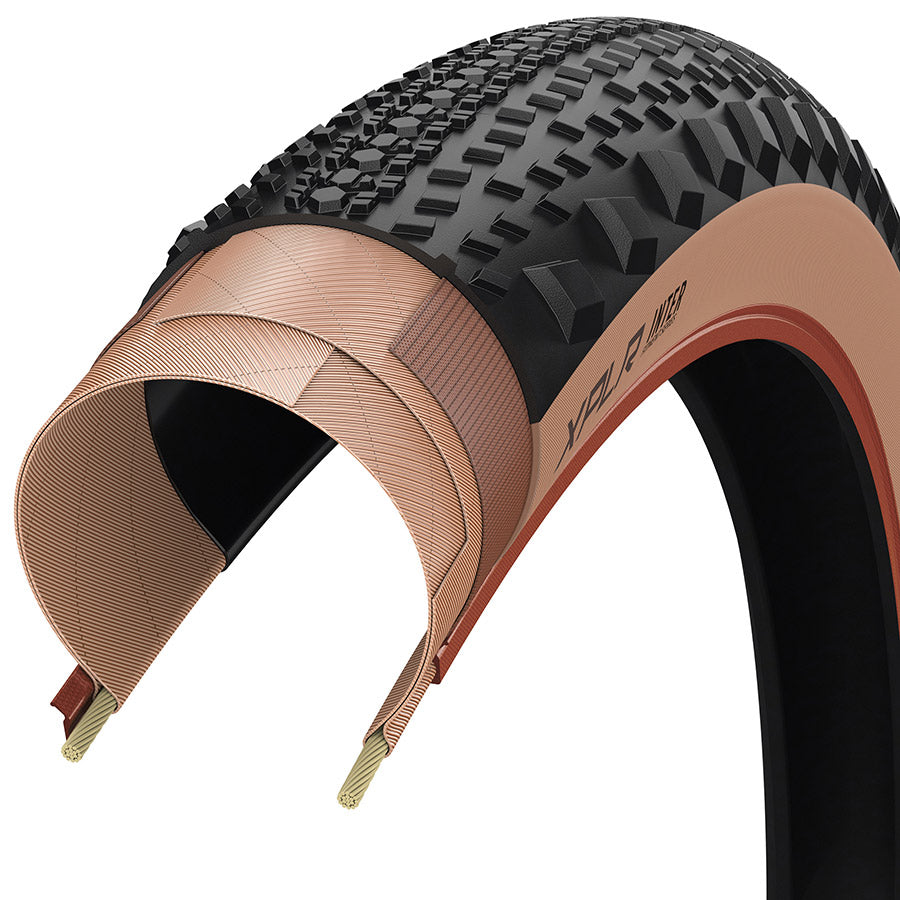 Neumático Zipp Goodyear XPLR Inter Gravel 700x50C plegable sin cámara Dynamic:UHP M:Wall negro