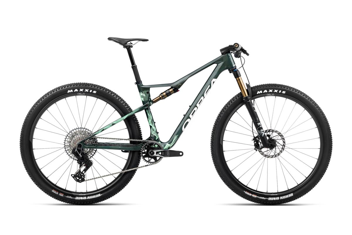 2025 Orbea OIZ M-Team AXS Forest Green and Mint (Gloss)