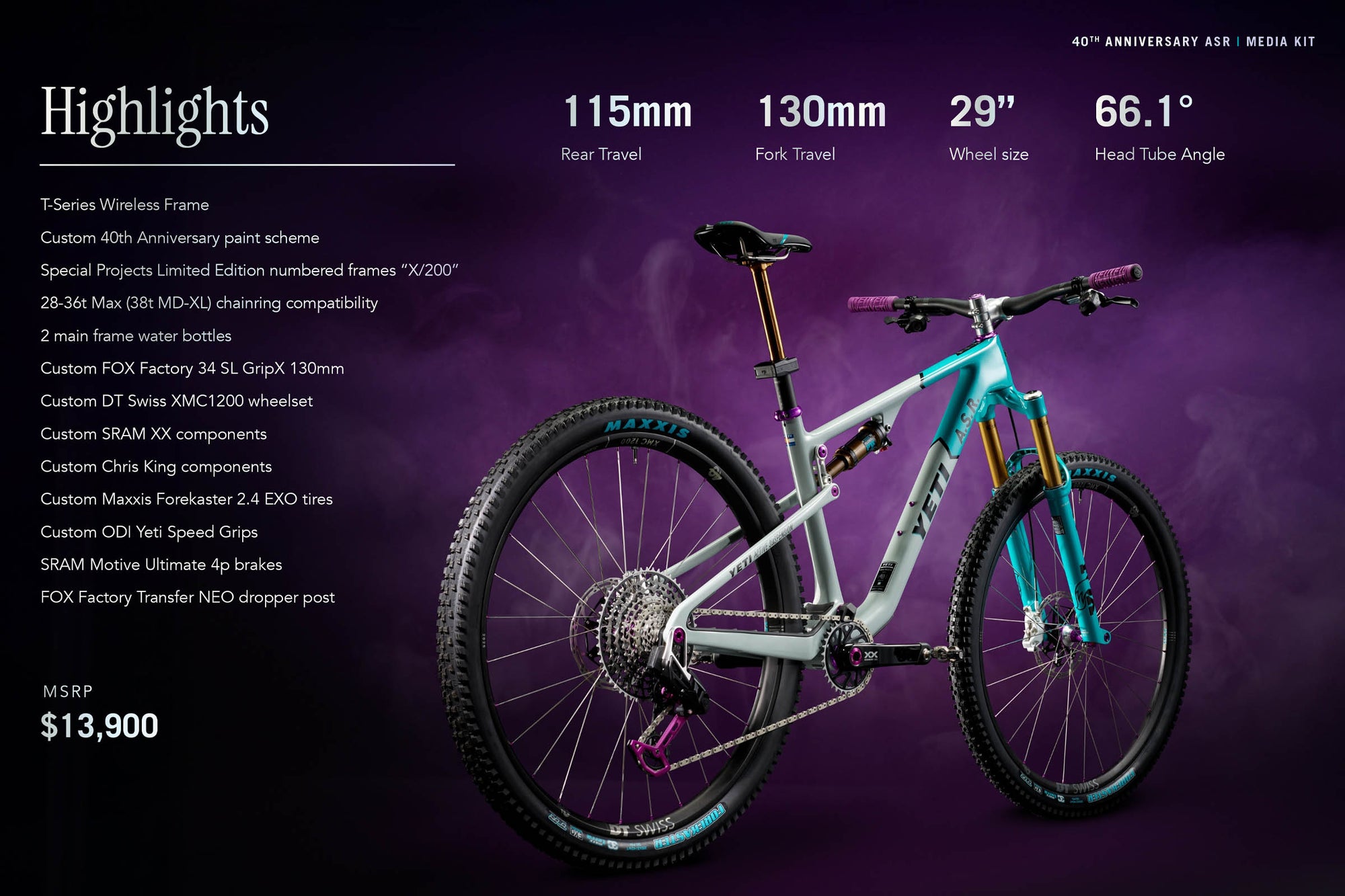 2025 Yeti ASR T6 40th Anniversary