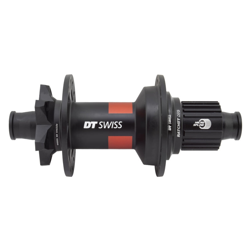 DT Swiss 240 DEG Rear Hub - 12 x 148mm 6-Bolt Micro Spline BLK/Red 28H