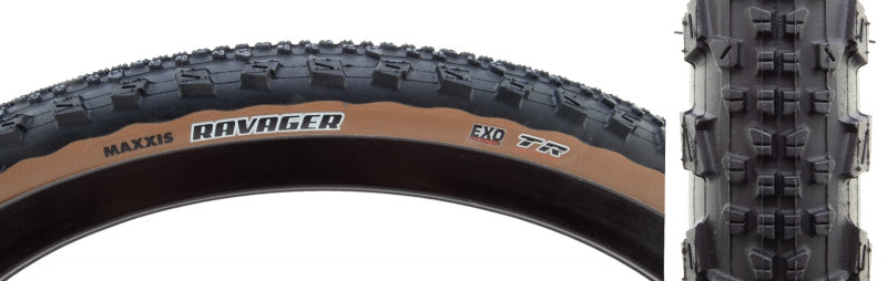 Maxxis Ravager EXO/TR Tire - 700 x 40 Tubeless Folding Tan