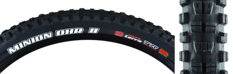 Maxxis Minion DHR II Tire x Tubeless Folding BLK 3C