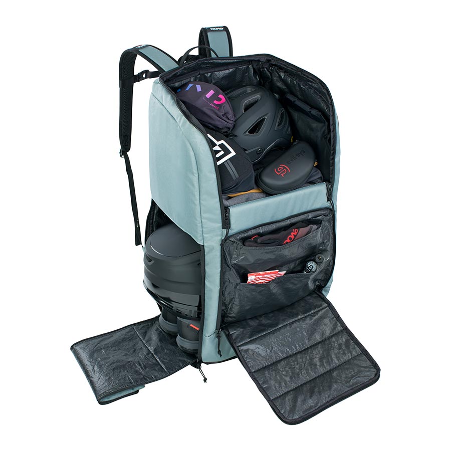 90l hiking backpack EVOC Gear Backpack 90 Backpack 90L Steel