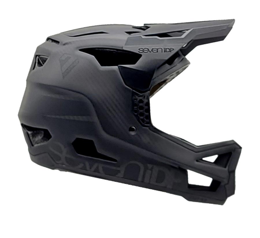 7iDP Project 23 Carbon Full Face Helmet, Black/Raw Carbon / S 7iDP Project 23 Carbon Full Face Helmet, Black/Raw Carbon / S