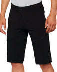 100% Ridecamp Shorts with Liner - Black Size 30