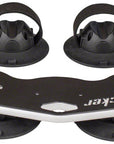 SeaSucker Mini Bomber 2-Bike Roof Rack - HUSKE QR Fork Mounts Rear Wheel Holders BLK