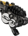Shimano Saint BL-M820-B/BR-M820 Disc Brake Lever - Rear Hydraulic Post Mount Finned Metal Pads BLK