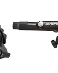 Maneta de freno de disco Shimano Saint BL-M820-B/BR-M820 - Delantera, hidráulica, montaje en poste, pastillas metálicas con aletas, color negro
