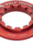 Wolf Tooth Centerlock Rotor Lockring - Internal Splined Red