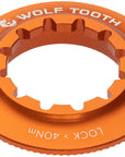 Wolf Tooth Centerlock Rotor Lockring - Internal Splined Orange