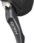Maneta de freno de disco/maneta de tija de sillín Shimano GRX ST-RX810-LA/BR-RX810, control remoto (delantero, hidráulico, montaje plano, pastillas de resina, negro)