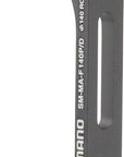 Adaptador de freno de disco Shimano F140P/D, rotor de 140 mm, pinza de 74 mm, horquilla de montaje plano