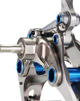 Juego de frenos de pinza de carretera Cane Creek eeBrake Magnum de edición limitada - Montaje regular, gris metalizado/azul