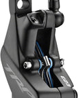 Maneta de freno de disco TRP EVO Pro HD-M9040 (derecha/delantera, trasera, 1900 mm, montaje en poste, 4 pistones, negro)
