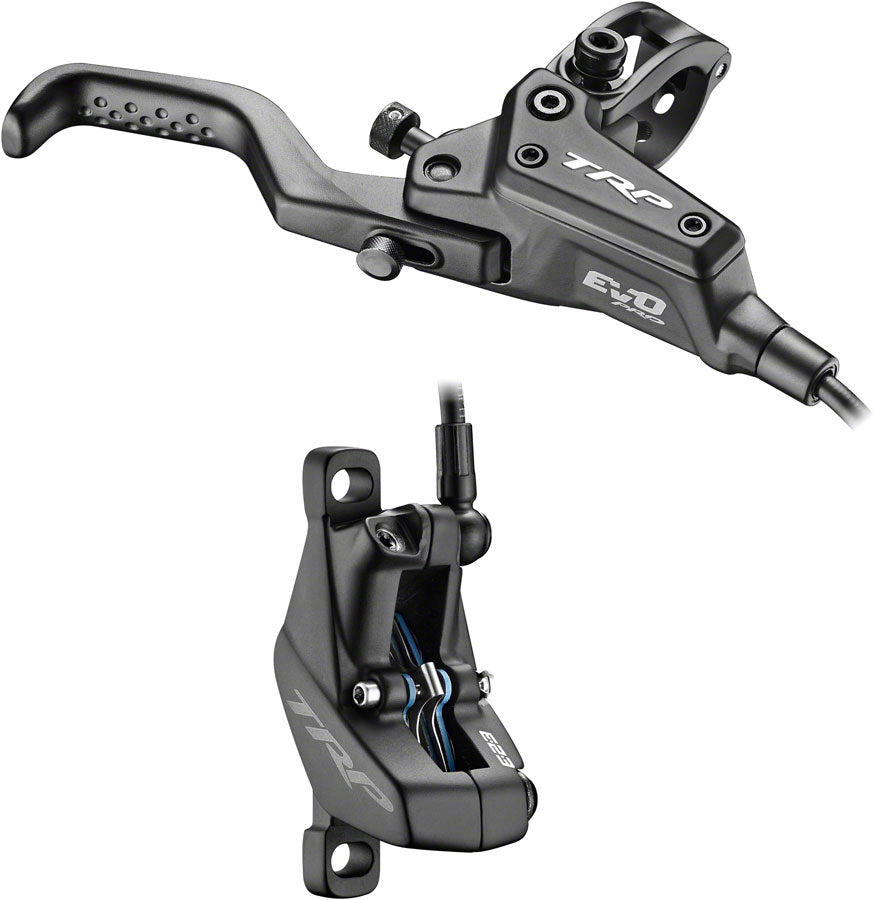 Maneta de freno de disco TRP EVO Pro HD-M9040 (derecha/delantera, trasera, 1900 mm, montaje en poste, 4 pistones, negro)