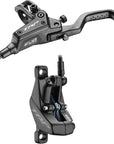 Maneta de freno de disco TRP EVO Pro HD-M9040 (izquierda/delantera, trasera, 1900 mm, montaje en poste, 4 pistones, negro)