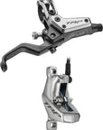 Maneta de freno de disco TRP EVO Pro HD-M9040 (derecha/delantera, trasera, 1900 mm, montaje en poste, 4 pistones, gris)
