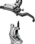 Maneta de freno de disco TRP EVO Pro HD-M9040 (izquierda/delantera, trasera, 1900 mm, montaje en poste, 4 pistones, gris)