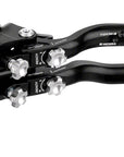 Maneta de freno de disco Hope Tech 3 X2 Duo (izquierda, delantera y trasera, hidráulica, montaje en poste, negra)