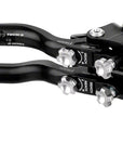 Maneta de freno de disco Hope Tech 3 X2 Duo (mano derecha, delantera y trasera, hidráulica, montaje en poste, negra)