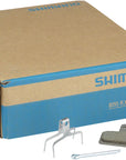 Muelle de pastilla de freno de disco Shimano B05S-RX - Compuesto de resina - Placa trasera de acero inoxidable - Caja/25 pares