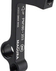 Adaptador de freno de disco con sensor de velocidad de rueda Magura QM 26 ABS (montaje de 180 mm a montaje de poste de rotor de 203 mm)