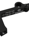 Adaptador de freno de disco con sensor de velocidad de rueda Magura QM 45 ABS (montaje en poste delantero de 180 mm a 220 mm y trasero de 140 mm a 180 mm)