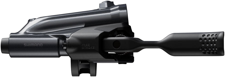 Freno de disco Shimano Deore XT BR-M8220 BL-M8200 Maneta (izquierda/delantera) Montaje en poste Pinza de 4 pistones SM-BH90-SBM Aleta de manguera Pastillas metálicas NEGRO