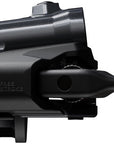 Freno de disco Shimano Deore XT BR-M8220 BL-M8200 Maneta (izquierda/delantera) Montaje en poste Pinza de 4 pistones SM-BH90-SBM Aleta de manguera Pastillas metálicas NEGRO