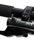 Freno de disco Shimano Deore XT BR-M8220 BL-M8200 Maneta (derecha/trasera) Montaje en poste Pinza de 4 pistones SM-BH90-SBM Aleta de manguera Pastillas de metal NEGRO