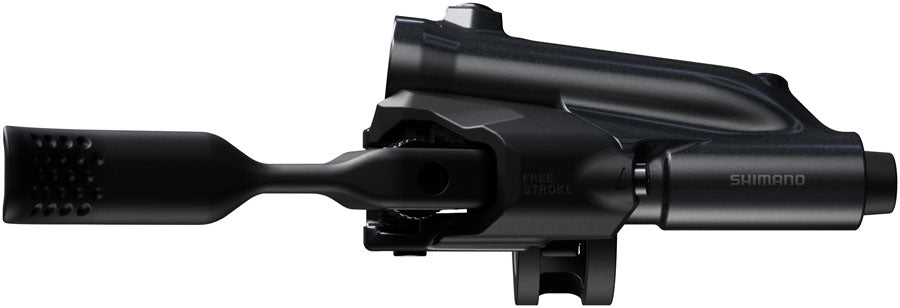 Maneta de freno de disco Shimano Deore XT M8200 (derecha/trasera), montaje en poste, pinza de 2 pistones, SM-BH90-SBM, aleta de manguera, pastillas de metal, color negro