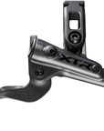 Maneta de freno de disco Shimano XTR M9200 XC (derecha/trasera), montaje en poste, pinza de 2 pistones, manguera SM-BH90-SS, pastillas de metal, color gris