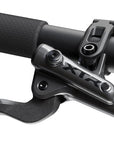 Maneta de freno de disco Shimano XTR M9200 XC (derecha/trasera), montaje en poste, pinza de 2 pistones, manguera SM-BH90-SS, pastillas de metal, color gris