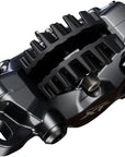 Shimano Deore XT BR-M8200 XC Disc Brake Caliper - Front Rear Post Mount 2-Piston Includes J04C-MF Finned Metal Pads BLK