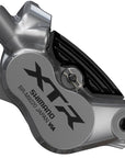 Pinza de freno de disco Shimano XTR BR-M9220 Enduro (montaje en poste delantero y trasero, 4 pistones, incluye pastillas metálicas con aletas P04C-MF)