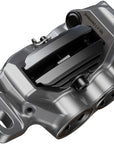 Pinza de freno de disco Shimano XTR BR-M9220 Enduro (montaje en poste delantero y trasero, 4 pistones, incluye pastillas metálicas con aletas P04C-MF)