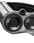Pinza de freno de disco Shimano XTR BR-M9220 Enduro (montaje en poste delantero y trasero, 4 pistones, incluye pastillas metálicas con aletas P04C-MF)