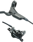 Freno de disco y palanca Hayes Dominion T4 - Trasero Hidráulico Post Mount Negro