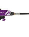 Juego de freno de disco y palanca Hope Tech 4 E4 - Trasero hidráulico, montaje en poste, morado