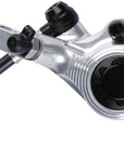 Juego de freno de disco y maneta Hope XCR Pro X2 - Trasero Hidráulico Post Mount Plateado