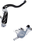 Juego de freno de disco y maneta Hope XCR Pro X2 - Trasero Hidráulico Post Mount Plateado