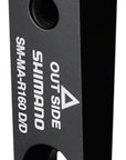 Adaptador de freno de disco Shimano SM-MA-R160D/D, rotor de 160 mm, pinza de montaje plano, cuadro de montaje plano