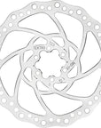 Tektro TR-17 Disc Brake Rotor - 180mm 6-Bolt 2.3mm Thickness Silver