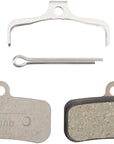 Pastillas de freno de disco Shimano D03S-RX con resortes, compuesto de resina, placa trasera de acero inoxidable, caja/25 pares