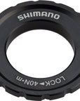 Shimano XT M8010 Outer Serration Centerlock Disc Rotor Lockring use 12/15/20mm Axle Hubs