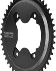 Wolf Tooth Aero 110 Asymmetric BCD Chainring - 50t 110 Asymmetric BCD 4-Bolt Drop-Stop ST For Shimano GRX 800 Series BLK