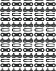 KMC Z410 Master Link - Single Speed 1/2" x 1/8" Black 25 Pairs