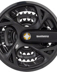 Juego de bielas Shimano Acera FC-M371-L - 175 mm, 9 velocidades, 48/36/26 dientes, cono cuadrado remachado, interfaz de eje JIS, negro
