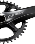 Shimano GRX FC-RX810-1 Crankset - 175mm 11-Speed 42t 110 BCD Hollowtech II Spindle Interface BLK